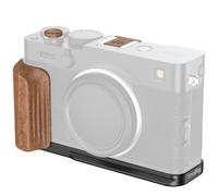 SmallRig 5985 L-Shaped Mount Plate with Wooden Handle for FUJIFILM X-E5, Rosewood / Black