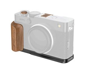 Smallrig 5985 plaque de montage en L avec poignée en bois pour Fujifilm X-E5 - Noir Rosewood