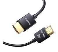 SMALLRIG 8K Câble HDMI 2.1(100 cm) (A vers A), Ultra-Flexible, Compatible 8K à 60 Hz/4K à 120 Hz, Ethernet, ARC Type-A Mâle vers Mâle pour Caméra, Moniteur, Cardan - 5086