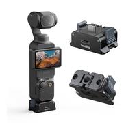SMALLRIG Adaptateur de Charge pour DJI Osmo Pocket 3, Station de Charge de Bureau en Aluminium de Type C avec Trou de Vis de 6,35 mm et Support Pliable à Deux Griffes pour Trépieds/Perches à Selfie