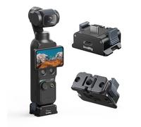 SMALLRIG Adaptateur de Charge pour DJI Osmo Pocket 4/3, Station de Charge de Bureau en Aluminium de Type C avec Trou de Vis de 6,35 mm et Support Pliable à Deux Griffes pour Trépieds/Perches à Selfie