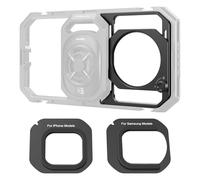 SMALLRIG Adaptateur de Filtre 67 mm avec Pare-Soleil Amovibles pour Cage de Téléphone Universelle 4704/4597/5275/5276/4299B, pour iPhone, pour Samsung et Smartphones - 5277