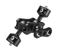 SMALLRIG Ball Head Magic Arm Double Rotule 360°, Vis 1/4" - 2070B | Rotule de friction rotative réglable. Adaptateur de vis.