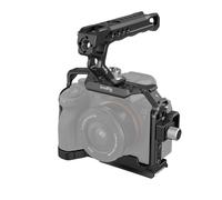 SMALLRIG A7 IV A7R V Cage Kit A7S III Cage Kit de Base avec Poignée Supérieure Plaque Latérale Verrouillable Serre-Câble HDMI pour Sony A7R V Alpha 7 IV Alpha 7S III - 3668B