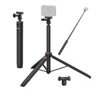 SMALLRIG Bâton Selfie Extensible 150 cm, pour DJI, pour Insta360-6363 | pour Caméra d'Action. Adaptateur Dégagement Rapide Bidirectionnel. pour Osmo Action 6/Nano. Vis 1/4"-20.