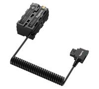 SMALLRIG Batterie Factice D-Tap vers NP-F Double Face, avec Ports USB-C et CC, écran LED, pour Batteries NP-FZ100 / LP-E6NH / LP-E6P / EN-EL15C, pour Moniteur et Emetteurs Vidéo sans Fil - 4884