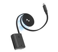 SMALLRIG Batterie Factice NP-FZ100 USB-C pour Sony, Câble Auto-Enroulant | Alimentation Continue pour Sony A7V A7III A7IV FX3 FX30 ZV-E1 ZV-E10II A6600 A6700 A7SIII A7RIII A7RIV A7RV A7C A7CII A7CR