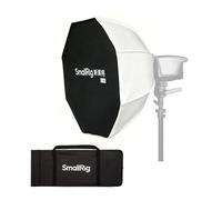 SMALLRIG Boîte à Lumière Pliable Rapide 65 cm / 25,6 avec Monture Bowens | Boîte à Lumière à Libération Rapide avec Jupe de Contrôle de la Lumière Réfléchissante et Sac de Rangement - 6407