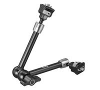 SMALLRIG Bras magique 11'' avec vis 1/4"-20 et broches à ressort, capacité de charge de 1,5 kg, double tête sphérique à 360°, design antidérapant pour appareils photo/lumières/moniteurs/micros