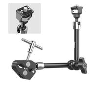 SMALLRIG Bras Magique 11" Pince Crabe 1/4"-20-5311 | Broches rétractables. Pour caméras d'action, moniteurs, lampes vidéo, microphones.