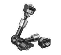 SMALLRIG Bras magique 7'' avec vis 1/4"-20 et goupilles à ressort, capacité de charge de 1,5 kg, double rotule 360°, conception antidérapante pour appareils photo/éclairages/moniteurs - 5308