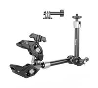 SMALLRIG Bras Magique avec Super Pince, Articulé pour Support de Caméra, Lumière, Moniteur, Webcam ou Caméra d'Action ≤1,5 kg, pour Table, Tube - 4454