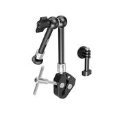 SMALLRIG Bras Magique avec Super Pince pour Caméras d'action, Fixation pour GoPro Hero 13/12/11, DJI Osmo Action 5 Pro/4/3, Insta360 Ace Pro 2, avec vis 6,35 mm pour écran/éclairage LED - 5605