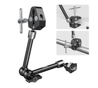 SMALLRIG Bras magique de 11 pouces avec pince en forme de crabe, bras avec vis 1/4"-20 et broches rétractables, pour caméras d'action, moniteurs, lampes vidéo et microphones - 5311