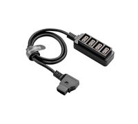 SMALLRIG Câble répartiteur D-Tap, câble d'alimentation répartiteur D-Tap vers 4 Ports,câble Chargeur D-Tap adapté pour Batterie V-Mount, Batterie factice NP-FZ100 / LP-E6P, moniteurs, câble - 4831