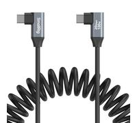 SMALLRIG Câble Spiralé USB-C 20 Gbps PD 100W - 4793 | pour iPhone, ordinateurs portables et caméra. Transfert haute vitesse, charge rapide PD 100W.