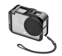 SMALLRIG Cage Advanced pour DJI Osmo Action 6-5887 | Griffe Porte-Accessoires. Dragonne et Cache-Objectif Inclus. Cadre de Protection, Pas de Vis 1/4"-20.