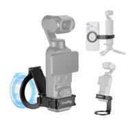 SMALLRIG Cage de Support magnétique pour DJI Osmo Pocket 4 Pro/4/3-6004 | Adaptateur d'extension en Alliage Alu avec Interface bidirectionnelle à dégagement Rapide, Anneau magnétique réglable