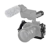 SMALLRIG Cage Kit pour Sony FX30/FX3-4184B | Surface noire brillante classique, rallonge de poignée XLR, dragonne, serre-câble HDMI