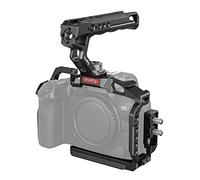 SMALLRIG Cage Portable pour Canon R5/R6/R5 C - 3830C | Version améliorée. Poignée supérieure légère pour Arri, serre-câble. Adapté à la prise de vue sur trépied.