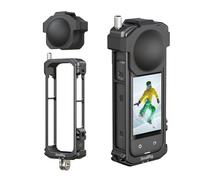 SMALLRIG Cage pour Accessoires Insta360 X4, étui de Protection en Alliage | avec Couvercle d'Objectif en Silicone, Cold Shoe Intégré et Trou Fileté Anti-Déflexion 1/4"-20-4278