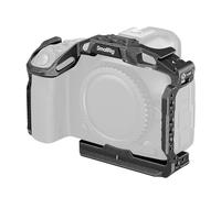 SMALLRIG Cage pour Canon EOS R5 Mark II, Plaque de Dégagement Rapide Intégrée pour Arca-Type, Support d'Appareil Photo en Alliage d'Aluminium avec Griffe Froide, Trous Filetés - 4975B