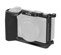 SMALLRIG Cage pour Canon PowerShot V1, pour Arca, 1/4"-20-5807 | Poignée ergonomique en silicone intégrée. Trous de positionnement Arri 1/4"-20. Finition noire.