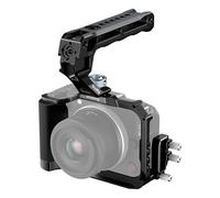 SMALLRIG Cage pour Canon R50V - 5766 | Poignée en silicone, poignée supérieure pour Arri, serre-câble HDMI, griffe porte-accessoires, plaque QR pour Arca.