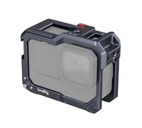 SMALLRIG Cage pour GoPro Hero 13/12/11/10/9, 2 Cold Shoe - 3084C | Couleur Noir. Compatible Filtre d'Objectif Max. 2 Supports Cold Shoe pour Microphone et Lampe Vidéo LED.
