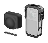 SMALLRIG Cage pour Insta360 X6, Boîtier de Protection en Alliage d'Alu | Support magnétique à fixation rapide, support supérieur rabattable, avec trous filetés 1/4" et fixation cold shoe