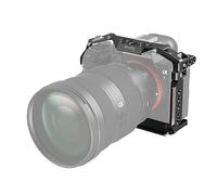 SMALLRIG Cage pour Sony A7 III/A7R III - 2087D | Nouvelle version, alliage d'aluminium. Plaque QR pour Arca, cold shoe intégré, rail NATO, trous filetés.