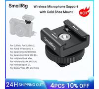 SmallRig caméra Flash Support de Microphone sans fil sans fil avec Support de chaussure froide pour DJI Mic/Mic 2 pour RODE Wireless GO II -4822 4822