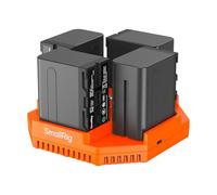 SMALLRIG Chargeur de Batterie Kit 4 Canaux PD 100 W pour Sony - 4834 | Écran OLED. Compatible NP-F970, NP-F550, NP-F570, NP-F750. Pour Caméscope, Moniteur, Lumière LED.