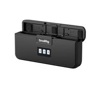 SMALLRIG Chargeur de Batterie pour GoPro Hero 12/11/10/9, Charge Rapide PD 27 W (1,5 h), Ecran TFT, Chargeur 3 Canaux avec 4 Emplacements pour Cartes SD, Bouton de Déverrouillage pour GoPro - 5418