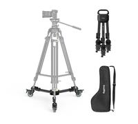 SMALLRIG Chariot Trépied Verrouillage Rapide, Capacité 44,1 LB - 5020B | Roues en Caoutchouc 3 Pouces. Pieds Réglables. Pour Tournage et Photographie.