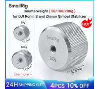 SmallRig - contrepoids 200g pour DJI RS3/RS3 Pro/Ronin S/RSC 2/RS2/ronin-sc et stabilisateur de cardan Zhiyun avec filetage 2285 200g AAW2285