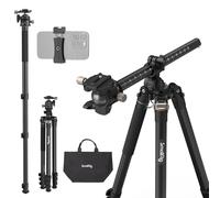 SMALLRIG CT200 Trépied Appareil Photo 185 cm, Colonne 360°, 10 kg - 4288 | Monopode Horizontal. Support pour Smartphone Inclus. Sac de Transport et Sac de Poids.