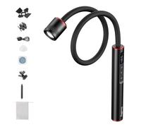 SMALLRIG Éclairage LED pour macrophotographie, température de Couleur 6225 | 1800K-7500K, angle de faisceau réglable, lampe flexible pour photographie de champignons avec écran OLED, filtres, adaptateur