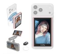 SMALLRIG Écran de Surveillance pour téléphone avec contrôle sans Fil, Enregistrement sans Fil 1080p, Moniteur vidéo magnétique pour MagSafe pour iPhone (Rose) - 5746