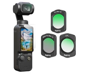 SMALLRIG Ensemble de Filtres Magnétiques pour DJI Osmo Pocket 4/3, Diffusion Noire, Diffusion Blanche, Filtre Multicouche CPL et Protecteur d'Ecran - 4775