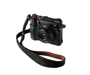 SMALLRIG Étui de protection en cuir noir pour Fujifilm GFX100RF