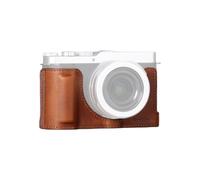 SMALLRIG Étui Demi-Cuir pour Panasonic LUMIX L10, Vis 1/4"-20-5699 | Cuir véritable style rétro. Étui protecteur avec poignée avant. Pas de vis 1/4"-20. Compatible trépieds.