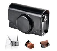 SMALLRIG Étui en Cuir pour FUJIFILM X-E5 / X100VI, étui de Transport avec Fermeture magnétique, Pochette de Protection, Sac de Rangement Compact, Sac bandoulière, bandoulière, Noir - 5987