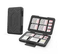 SMALLRIG Étui pour cartes mémoire 3192 - 15 emplacements Résistant à l'eau et aux chocs - Noir - Compatible SD, Micro SD, CFexpress, XQD - Portable - Utilisation quotidienne