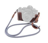 SMALLRIG Étui pour Nikon Z f - 5096 | Étui vintage en cuir PU, poignée renforcée, doublure microfibre, cadre aluminium, bandoulière. Marron.