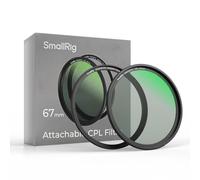SMALLRIG Filtre Polarisant Circulaire Magnétique de 67mm + Anneau de Filtre Fileté de 67mm, Verre Optique HD 28 Couches avec Revêtement Multi-Nano, Filtre CPL Étanche et Résistant aux Rayures - 4582
