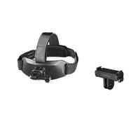 SMALLRIG Fixation Bandeau de Tête pour DJI Osmo Action 6 / Nano, avec Interface à dégagement Rapide et Verrouillage de sécurité, Support de Tête Réglable, Fixation Frontale Head Strap - 6304