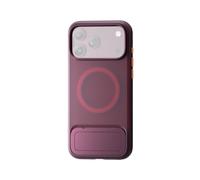 SMALLRIG FlipLoop Case Coque avec Support pour iPhone 18 Pro Max/17 Pro Max | Cerise Foncé, Support à Double Pliure pour Préhension ou Maintien Vertical, Conception Magnétique pour Lumière LED