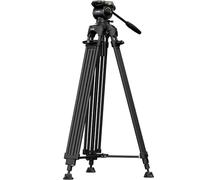 SMALLRIG FreeSpeed 185 cm Trépied Vidéo Robuste en Fibre de Carbone, avec Rotule Fluide pour Plateau pour Manfrotto, Extension Rapide par Un Bouton, Poids 3,4 kg, Charge Max 10 kg - 5443