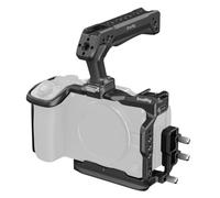 SMALLRIG HawkLock Cage Kit pour Canon R6 V - 6379 | Cage aluminium, plaque QR pour Arca, poignée supérieure, serre-câble HDMI. pour DJI RS.